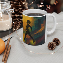Load image into Gallery viewer, Personalized Proverbs 3 5-6 He Leads Me On 11 or 15 oz Coffee Mug

