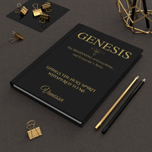 Load image into Gallery viewer, Personalized Genesis Hardcover Blank Journal, Bible Study, Sermon Notes, Reflections

