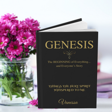 Load image into Gallery viewer, Personalized Genesis Hardcover Blank Journal, Bible Study, Sermon Notes, Reflections
