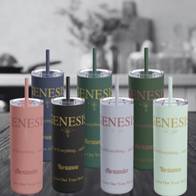 Load image into Gallery viewer, Personalized  Genesis 20oz Christian Theme Tumbler
