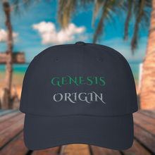 Load image into Gallery viewer, Scripture Drop Genesis Embroidered Inspirational Dad Cap for Pastor or Ministry Appreciation Gifts Bible Camp Church Group or Family Reunion
