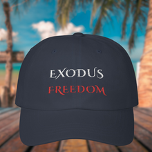 Load image into Gallery viewer, Scripture Drop Exodus Embroidered Inspirational Dad Cap for Pastor or Ministry Appreciation Gifts Bible Camp Church Group or Family Reunion
