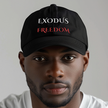 Load image into Gallery viewer, Scripture Drop Exodus Embroidered Inspirational Dad Cap for Pastor or Ministry Appreciation Gifts Bible Camp Church Group or Family Reunion
