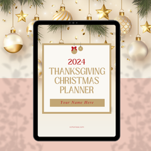 Load image into Gallery viewer, Ultimate Thanksgiving &amp; Christmas Planner Digital, Printable 2 In 1
