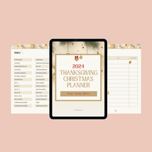 Load image into Gallery viewer, Ultimate Thanksgiving &amp; Christmas Planner Digital, Printable 2 In 1
