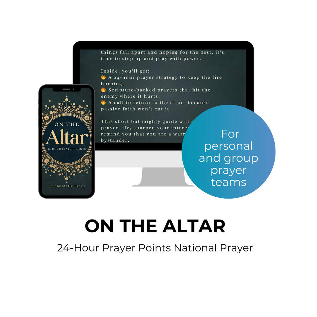 24-Hour Nonstop Prayer Points and Journal, Four Sheet Printable Templates, Prayer Tracker, Structured Prayers